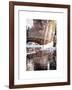 Instants of NY Series - the Gapstow Bridge of Central Park in Winter, Manhattan in New York City-Philippe Hugonnard-Framed Art Print