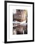 Instants of NY Series - the Gapstow Bridge of Central Park in Winter, Manhattan in New York City-Philippe Hugonnard-Framed Art Print