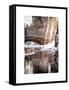 Instants of NY Series - the Gapstow Bridge of Central Park in Winter, Manhattan in New York City-Philippe Hugonnard-Framed Stretched Canvas