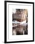 Instants of NY Series - the Gapstow Bridge of Central Park in Winter, Manhattan in New York City-Philippe Hugonnard-Framed Art Print