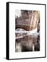 Instants of NY Series - the Gapstow Bridge of Central Park in Winter, Manhattan in New York City-Philippe Hugonnard-Framed Stretched Canvas