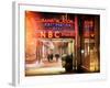 Instants of NY Series - the NBC Studios in the New York City in the Snow at Night-Philippe Hugonnard-Framed Photographic Print