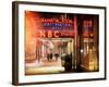 Instants of NY Series - the NBC Studios in the New York City in the Snow at Night-Philippe Hugonnard-Framed Photographic Print