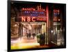 Instants of NY Series - the NBC Studios in the New York City in the Snow at Night-Philippe Hugonnard-Framed Photographic Print