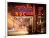 Instants of NY Series - the NBC Studios in the New York City in the Snow at Night-Philippe Hugonnard-Framed Photographic Print