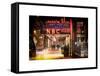 Instants of NY Series - the NBC Studios in the New York City in the Snow at Night-Philippe Hugonnard-Framed Stretched Canvas