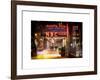 Instants of NY Series - the NBC Studios in the New York City in the Snow at Night-Philippe Hugonnard-Framed Art Print