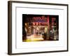 Instants of NY Series - the NBC Studios in the New York City in the Snow at Night-Philippe Hugonnard-Framed Art Print