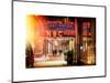 Instants of NY Series - the NBC Studios in the New York City in the Snow at Night-Philippe Hugonnard-Mounted Art Print