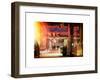 Instants of NY Series - the NBC Studios in the New York City in the Snow at Night-Philippe Hugonnard-Framed Art Print