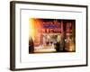 Instants of NY Series - the NBC Studios in the New York City in the Snow at Night-Philippe Hugonnard-Framed Art Print