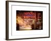 Instants of NY Series - the NBC Studios in the New York City in the Snow at Night-Philippe Hugonnard-Framed Art Print