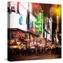Instants of NY Series - Times Square Urban Scene by Night - Manhattan - New York - United States-Philippe Hugonnard-Stretched Canvas