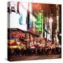 Instants of NY Series - Times Square Urban Scene by Night - Manhattan - New York-Philippe Hugonnard-Stretched Canvas