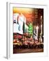 Instants of NY Series - Times Square Urban Scene by Night - Manhattan - New York-Philippe Hugonnard-Framed Photographic Print