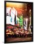 Instants of NY Series - Times Square Urban Scene by Night - Manhattan - New York-Philippe Hugonnard-Framed Photographic Print