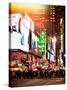 Instants of NY Series - Times Square Urban Scene by Night - Manhattan - New York-Philippe Hugonnard-Stretched Canvas