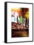 Instants of NY Series - Times Square Urban Scene by Night - Manhattan - New York-Philippe Hugonnard-Framed Stretched Canvas