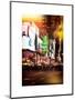 Instants of NY Series - Times Square Urban Scene by Night - Manhattan - New York-Philippe Hugonnard-Mounted Art Print