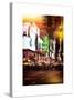 Instants of NY Series - Times Square Urban Scene by Night - Manhattan - New York-Philippe Hugonnard-Stretched Canvas