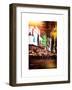 Instants of NY Series - Times Square Urban Scene by Night - Manhattan - New York-Philippe Hugonnard-Framed Art Print