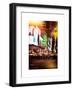 Instants of NY Series - Times Square Urban Scene by Night - Manhattan - New York-Philippe Hugonnard-Framed Art Print