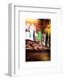 Instants of NY Series - Times Square Urban Scene by Night - Manhattan - New York-Philippe Hugonnard-Framed Art Print