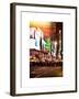 Instants of NY Series - Times Square Urban Scene by Night - Manhattan - New York-Philippe Hugonnard-Framed Art Print