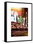Instants of NY Series - Times Square Urban Scene by Night - Manhattan - New York-Philippe Hugonnard-Framed Stretched Canvas