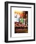 Instants of NY Series - Times Square Urban Scene by Night - Manhattan - New York-Philippe Hugonnard-Framed Art Print