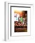 Instants of NY Series - Times Square Urban Scene by Night - Manhattan - New York-Philippe Hugonnard-Framed Art Print