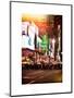 Instants of NY Series - Times Square Urban Scene by Night - Manhattan - New York-Philippe Hugonnard-Mounted Art Print