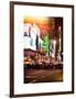 Instants of NY Series - Times Square Urban Scene by Night - Manhattan - New York-Philippe Hugonnard-Framed Art Print