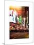Instants of NY Series - Times Square Urban Scene by Night - Manhattan - New York-Philippe Hugonnard-Mounted Art Print