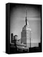 Instants of NY Series - Top of the Empire State Building-Philippe Hugonnard-Framed Stretched Canvas