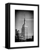 Instants of NY Series - Top of the Empire State Building-Philippe Hugonnard-Framed Stretched Canvas