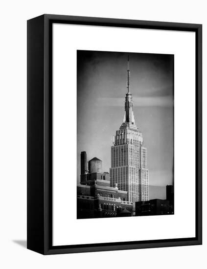 Instants of NY Series - Top of the Empire State Building-Philippe Hugonnard-Framed Stretched Canvas