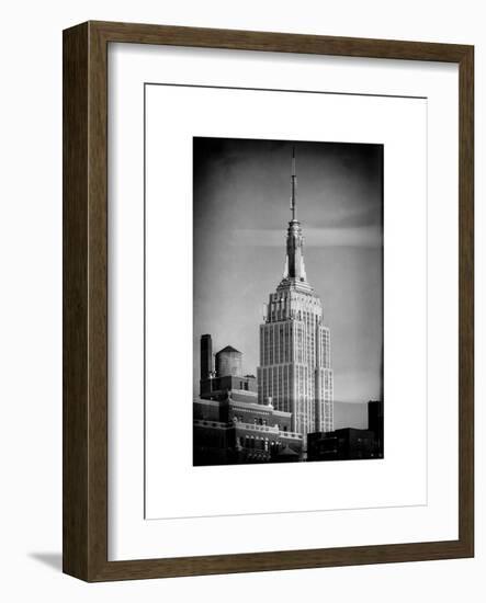 Instants of NY Series - Top of the Empire State Building-Philippe Hugonnard-Framed Art Print