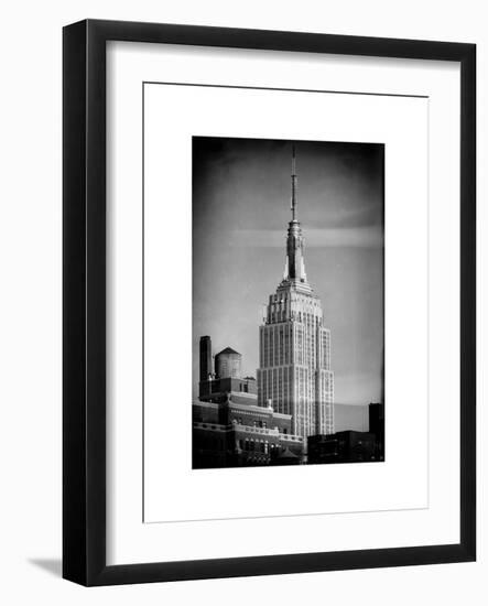 Instants of NY Series - Top of the Empire State Building-Philippe Hugonnard-Framed Art Print