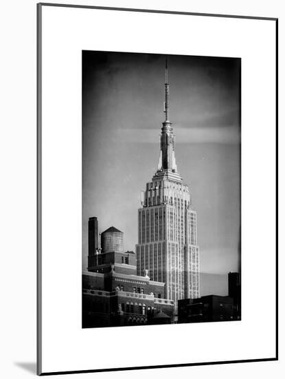 Instants of NY Series - Top of the Empire State Building-Philippe Hugonnard-Mounted Art Print