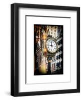 Instants of NY Series - Trump Tower Clock-Philippe Hugonnard-Framed Art Print