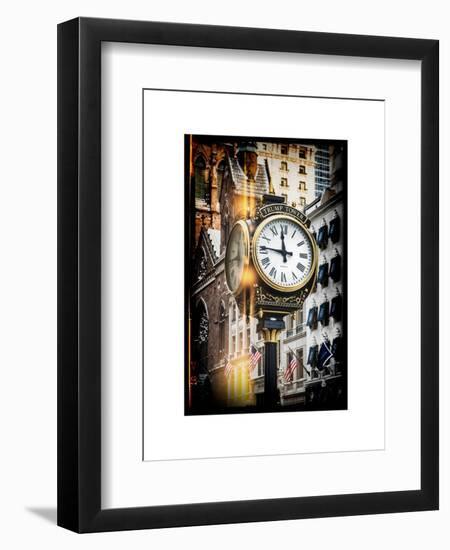 Instants of NY Series - Trump Tower Clock-Philippe Hugonnard-Framed Art Print