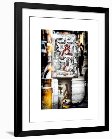 Instants of NY Series - Urban Box NYC DEP - Street Art - Manhattan - New York City-Philippe Hugonnard-Framed Art Print