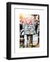 Instants of NY Series - Urban Box NYC DEP - Street Art - Manhattan - New York City-Philippe Hugonnard-Framed Art Print