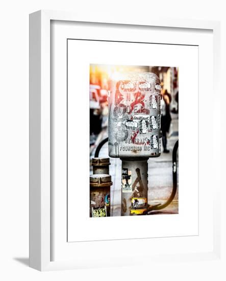 Instants of NY Series - Urban Box NYC DEP - Street Art - Manhattan - New York City-Philippe Hugonnard-Framed Art Print