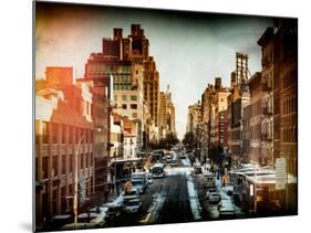 Instants of NY Series - Urban Landscape West Village Manhattan in Winter-Philippe Hugonnard-Mounted Photographic Print