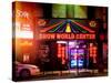 Instants of NY Series - Urban Scene by Night - Vintage Store in Times Square - Manhattan-Philippe Hugonnard-Stretched Canvas