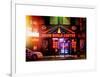 Instants of NY Series - Urban Scene by Night - Vintage Store in Times Square - Manhattan-Philippe Hugonnard-Framed Art Print