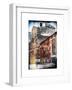 Instants of NY Series - Urban Scene Downtown Manhattan in Winter-Philippe Hugonnard-Framed Art Print