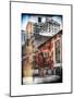 Instants of NY Series - Urban Scene Downtown Manhattan in Winter-Philippe Hugonnard-Mounted Art Print